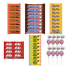 Big TOP DEALS USA 48 Piece Candy Variety Pack with 8 Reese's Cups, 8 Snickers, 8 M&M's Peanut, 8 Kit Kat, 8 Sour Patch Kids Watermelon and 8 Blow Pops - Individually Wrapped Party and Halloween Bundle