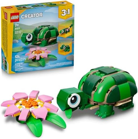 LEGO Creator 3 in 1 Turtle with a Water Lily Flower 31377