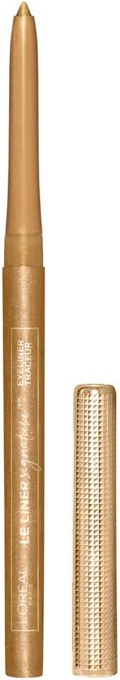 L’Oréal Paris Makeup Le Liner Signature Mechanical Eyeliner, Easy-Glide, Smudge Resistant, Bold Color, Long Lasting, Waterproof Eyeliner, Gold Velvet, 0.011 oz., 1 count