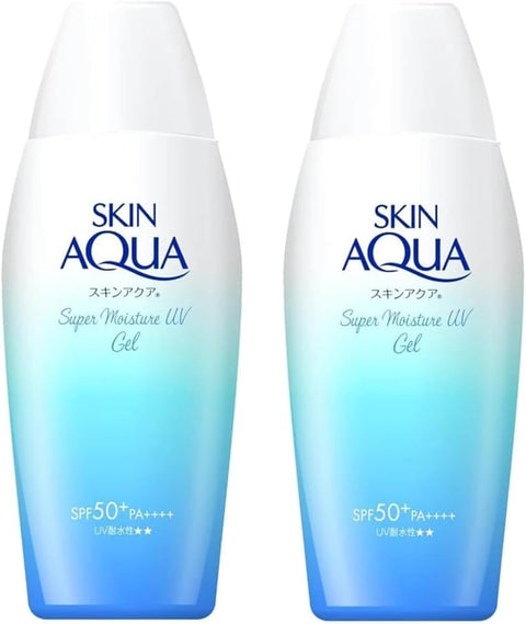 Skin AQUA UV Super Moisture Gel Hydrating Sunscreen SPF50+/PA++++ - 110g - Pack of 2 - Personal Care