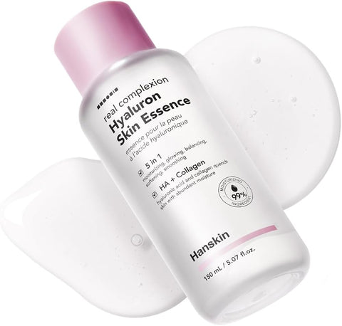 Hanskin Hyaluron Skin Essence, Hyaluronic Acid Toner, Dry Skin, 5.07 fl oz - Personal Care
