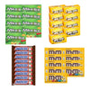 Big TOP DEALS USA 12 Count Candy Variety Pack, 3 Each Mike and Ike Original Fruits, Now and Later Pineapple, Snickers, M&M's Peanut - Individually Wrapped, Fruity Chewy Candy, Single Serve Packs