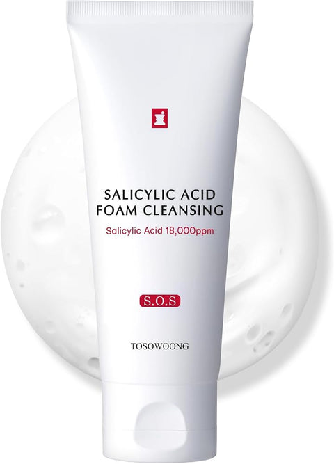 Tosowoong Salicylic Acid BHA Foam Cleanser for Oily Skin, Pores - Personal Care