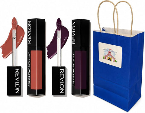 BIG TOP DEALS USA Lipstick Set, Bold Red, Longwear, Brightening