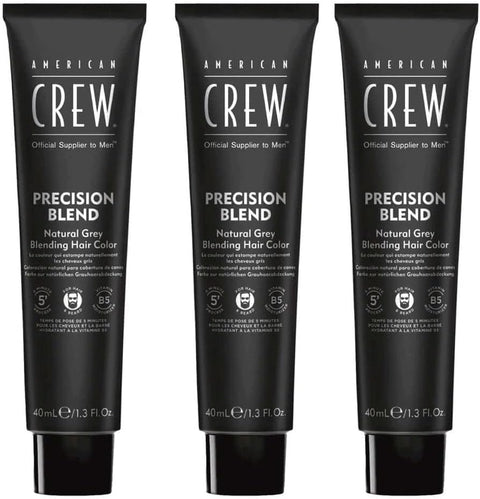American Crew Men's Temporary Hair Color, Temporary Hair Dye, Natural Gray Coverage, Mednatural, 1.35 Fl Oz