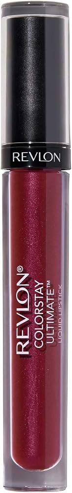 Revlon ColorStay Ultimate Liquid Lipstick, Longwear Rich Lip Colors, Wears for Up to 24 Hours, Satin Finish, 040 Brilliant Bordeaux, 0.1 fl oz