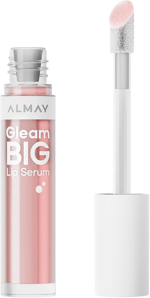 Almay Gleam Big Lip Serum, 100 Positively Pink, 0.13 fl oz