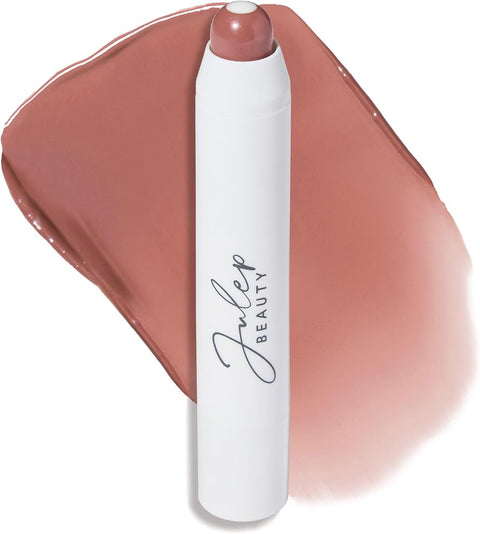 Julep It's Balm Tint of Color Lip Balm | Hydrating Lip Color with Vitamin E Core | Natural Gloss Finish | Vegan & Cruelty-Free Julep Kiss and Tell Full-coverage 5-piece Set Lip Crayons