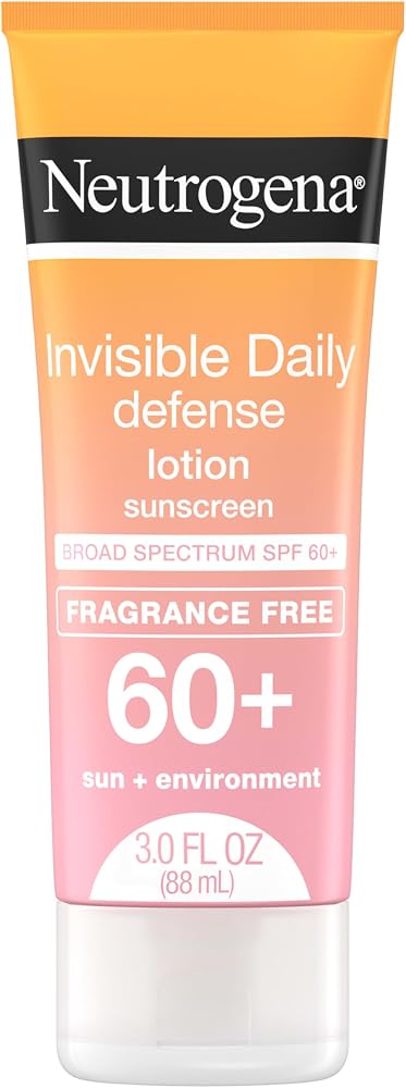 Neutrogena Invisible Daily Defense Sunscreen Lotion SPF 60+, 3.0 fl oz - Personal Care