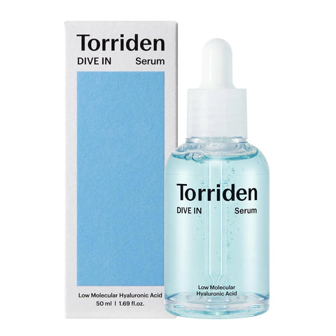 Torriden DIVE IN Trial Kit | Hyaluronic Acid Infused Daily Skincare Kit - 4 Step Regimen with Foam Cleanser, Facial Toner, Serum, and Cream | Travel Essential | Korean Skin Care Set