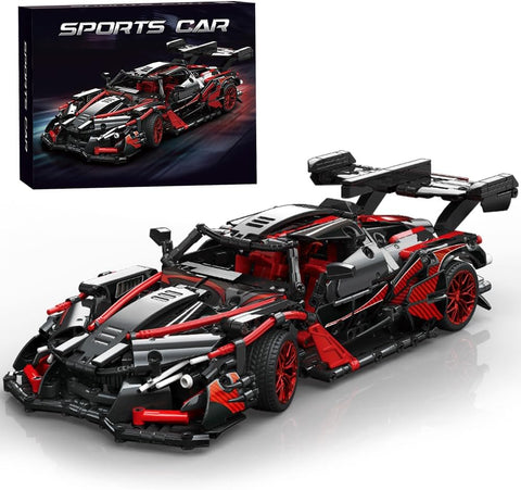APAWR Adults Challenging Racing Car Building Blocks Kit,1:14 1391 Pieces Car Model Building Set DIY Toys for Boys Age 12 13 14 15 16