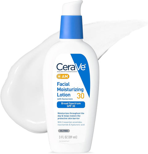 Cerave AM Daily Facial Moisturizer with SPF 30, Face Sunscreen, 3oz - Personal Care