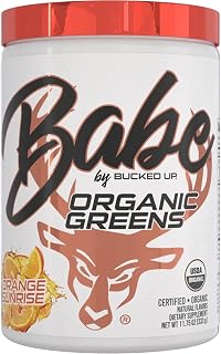 Greens Superfood Powder Orange Sunrise| 8 Most Essential Mixed Greens| Certified 100% Organic | Chlorella, Spinach, Kale, Spirulina, Alfalfa, Broccoli, Wheat Grass, & Barley Grass | 30 SERV | 11.75 OZ