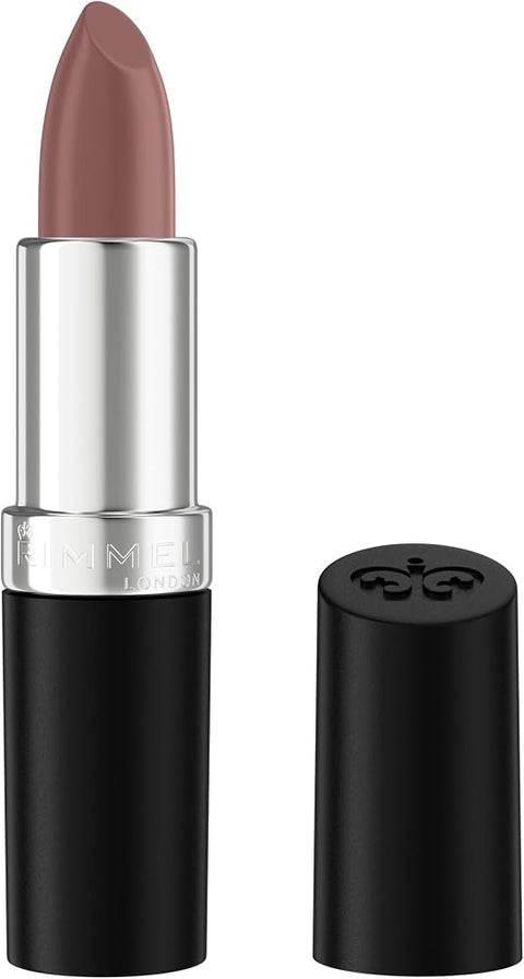 Rimmel Lasting Finish Lipstick by Kate - Up to 8 Hours of Intense Lip Color with Color Protect Technology and Exclusive Black Diamond Complex - 008, .14oz