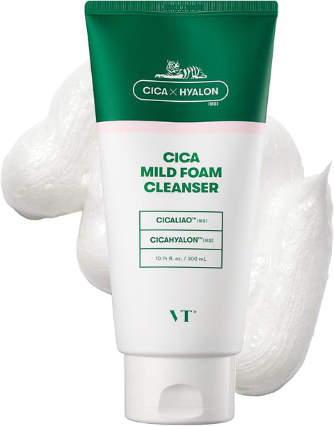 Vt COSMETICS CICA Foam Cleanser Face Cleanser 10.1 fl oz (300 ml) - Personal Care