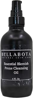Essential Blemish Prone Cleansing Oil | Gentle Blackhead Remover | Removes Makeup | Simple | Deep Clean Pores | Acne Treatment | Natural and Non-greasy