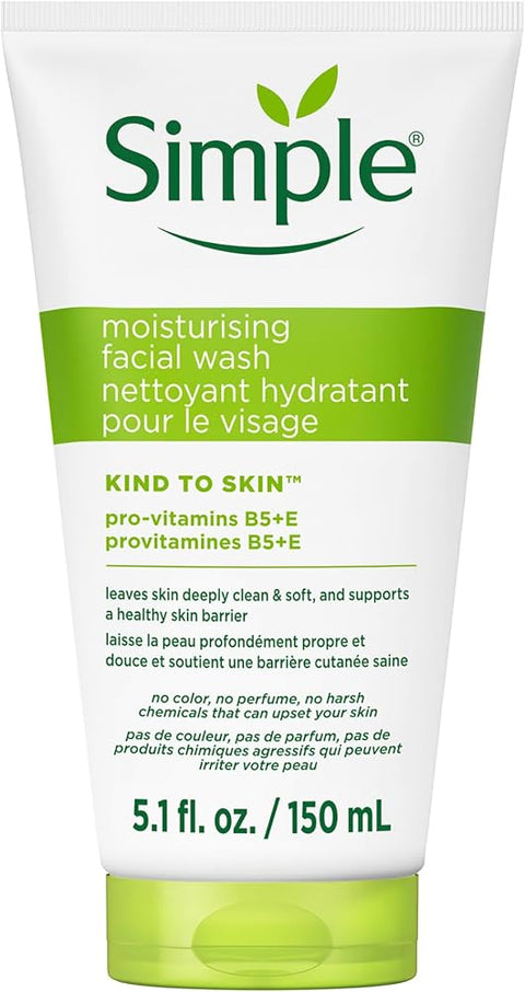 Simple Kind to Skin Facial Wash, Moisturizing 5 oz - Personal Care