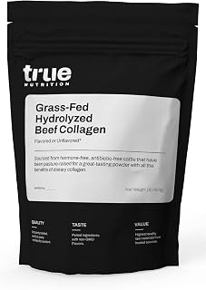 True Nutrition Hydrolyzed Collagen Powder, Unflavored, 1lb