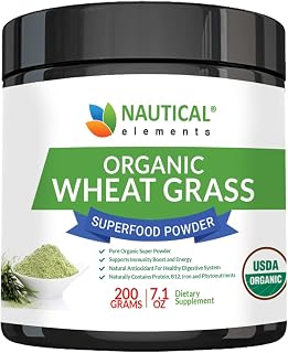 Wheatgrass Powder - USDA Organic Wheat Grass Powder, Grown In The USA, 200g