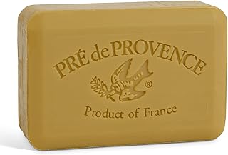 Pre de Provence Artisanal Soap Bar, Enriched with Organic Shea Butter, Natural French Skincare, Quad Milled for Rich Smooth Lather, 8.8 Ounce, Verbena