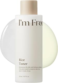 I'M From Rice Toner, Korea Glow Milky Rice Toner, niacinamide, Glass&Dewy, Hydration, Calming, All Skin Types, Korean Skin Care 5.07fl.oz - Personal Care