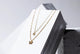 Charming Charlie 2-layered Gold Necklace With Moissanite And Butterfly Pendant- Women's Layered Necklaces, Perfect For Adding Elegance And Shimmer To Your Style.