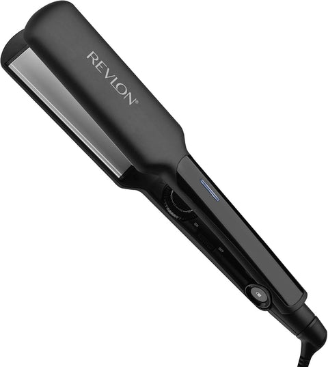 REVLON Ceramic Coated 2" Flat Iron Hair Straightener, Black