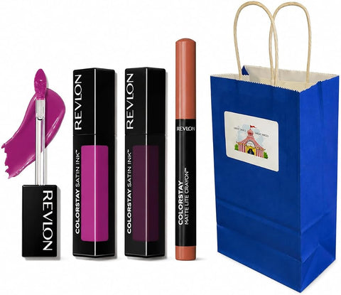 BIG TOP DEALS USA Lip Lipstick Set, Longwear, Cool Tone Shades, Brightening