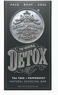 Destiny Boutique Charcoal Facial Soap DETOX,6 Ounce - Personal Care