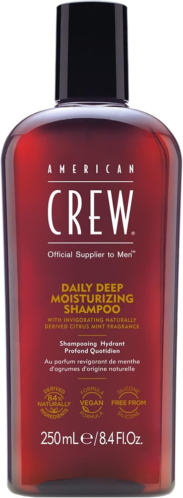 American Crew Men's Deep Moisturizing Shampoo, Citrus Mint, 8.45 fl oz