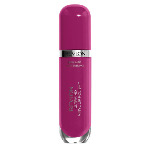 Revlon Ultra HD Vinyl Lip Polish, Liquid Lipstick, Violet Frenzy, Plum Gloss, 0.2 Fluid Ounce - 930 Violet Frenzy