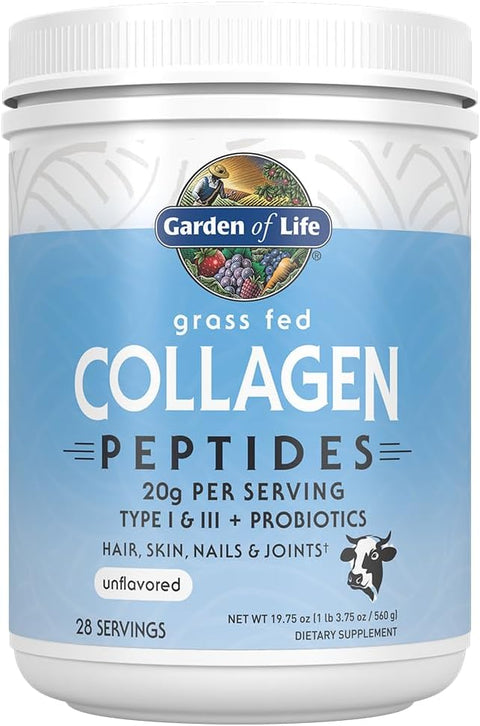 Garden of Life Grass Fed Collagen Powder, Unflavored, 28 Servings - Personal Care