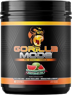 Gorilla Mode Pre Workout - Massive Pumps | 800g (Watermelon)