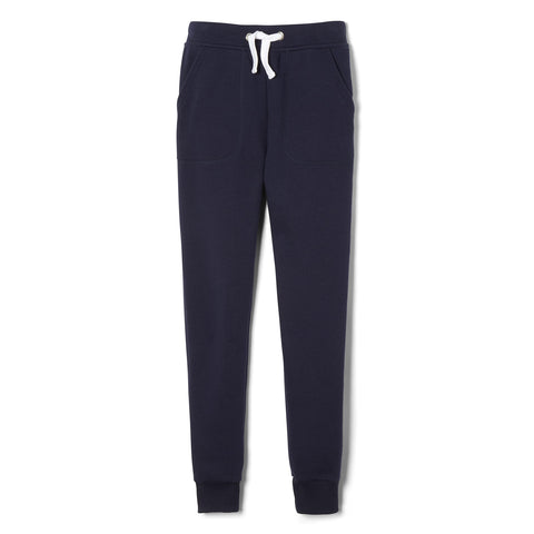French Toast Boys' Fleece Jogger Pant, Navy, 4 - Personal Care