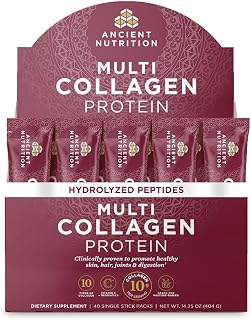 Ancient Nutrition Hydrolyzed Multi Collagen Peptides Powder, Unflavored