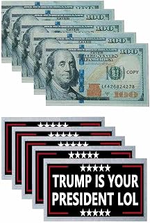100 Pack Trump is Your President LOL 100 Dollar Bills Trump Won 2024 Get Over It 45 47 100 Dollar Bills Prank Money Bills Joke Prank Funny Money Bills