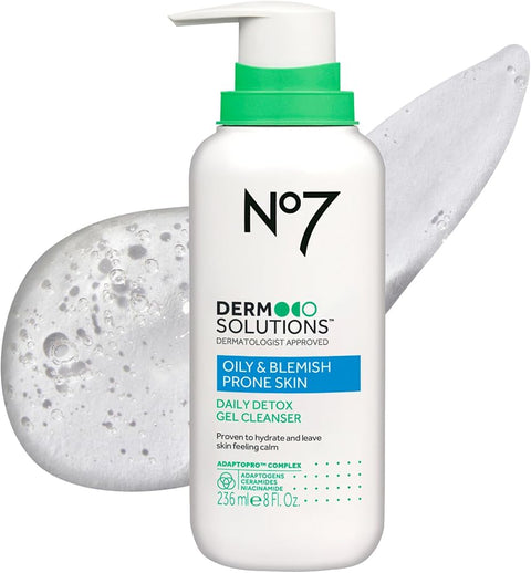 No7 Derm Solutions Daily Detox Foaming Face Wash, 8 Fl Oz - Personal Care