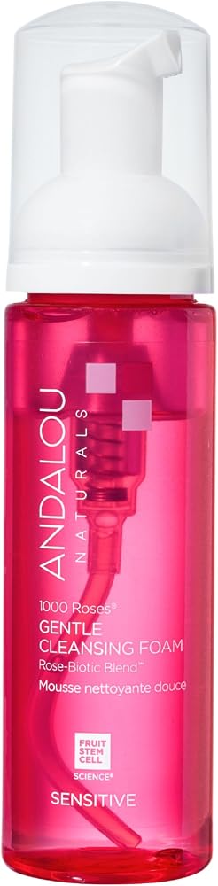 Andalou Naturals 1000 Roses Gentle Cleansing Foam (5.5 fl oz) - Personal Care