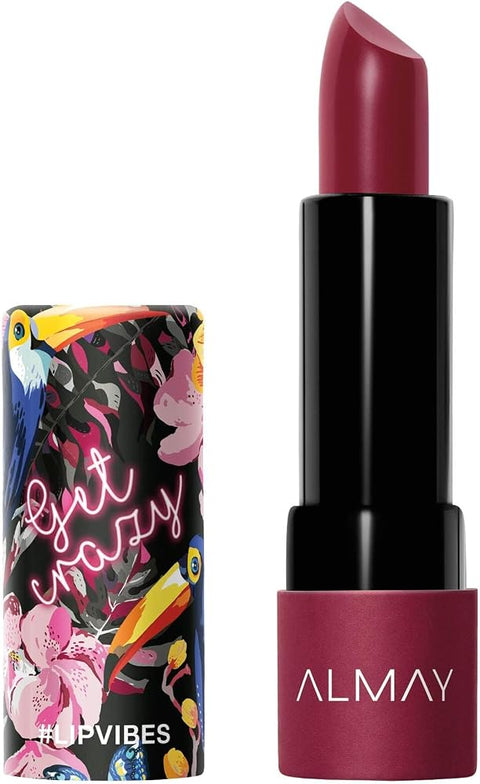 Almay Lip Vibes Lipstick, Get Crazy, 0.14 oz