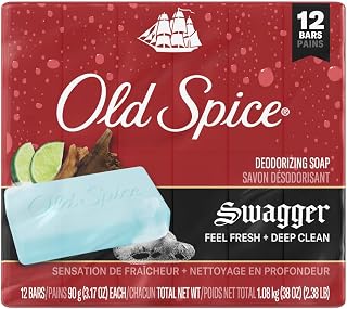 Old Spice Men's Bar Soap Swagger, 3.17oz (12 Bars Total) - Personal Care