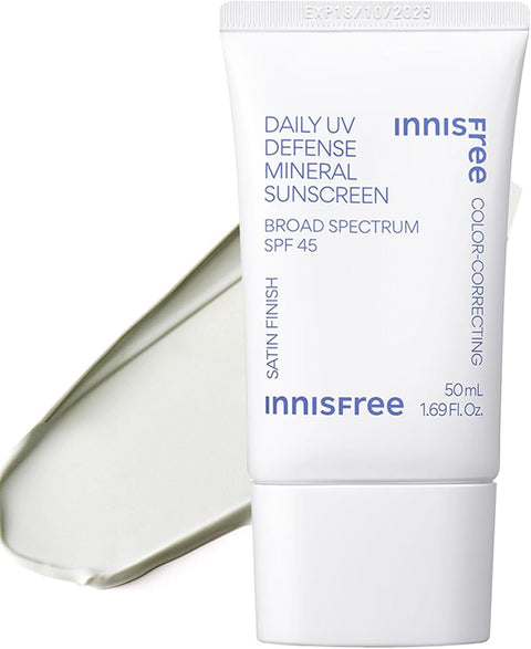 Innisfree Daily Mineral UV Defense SPF 45 Korean Sunscreen - Personal Care