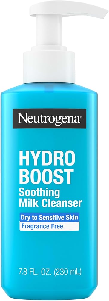 Neutrogena Hydro Boost Face Wash Soothing Milk Cleanser, 7.8 fl oz - Personal Care