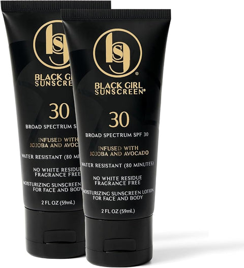 Black GIRL SUNSCREEN Original SPF 30 Face & Body Sunscreen 2-Pack - Personal Care