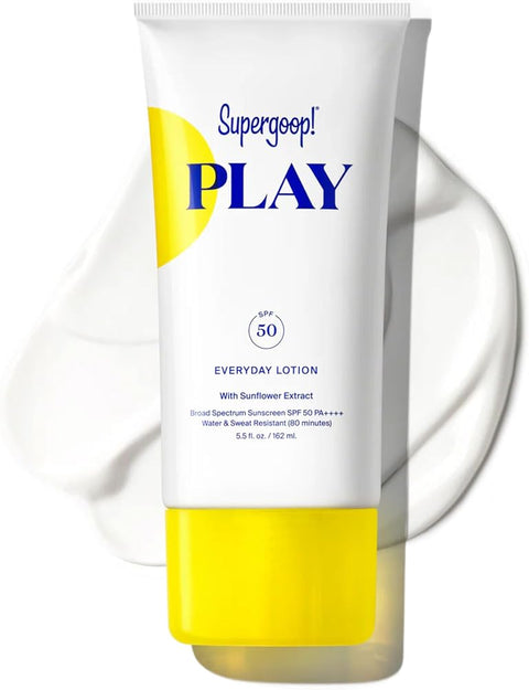 Supergoop! PLAY Everyday Sunscreen Lotion SPF 50 for Face & Body - Personal Care