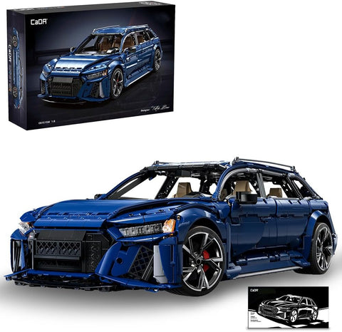CaDA Master C61515W 1:8 RS6 Avant Building Block Car 4663PCS for Adult