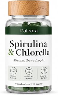 Paleora Spirulina & Chlorella Capsules, 120 Count