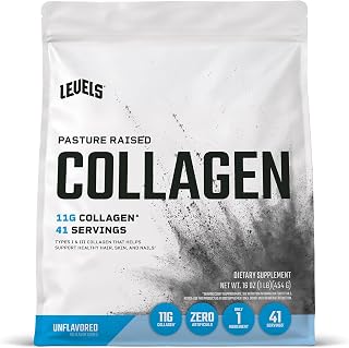 Levels Collagen Peptides, No Artificial Ingredients, Unflavored, 1LB