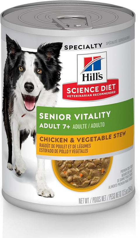 Hill's Science Diet Adult 7+ Senior Vitality Wet Dog Food