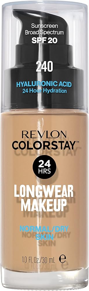 Revlon Colorstay Longwear Makeup Normal/Dry, 240 Medium Beige, 1 fl oz