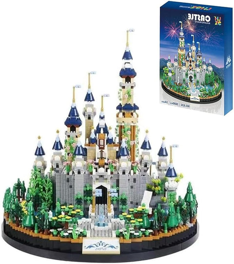 Princess Castle Micro Building Set for Adults, Architecture Mini Building Collection Model Kit (Not Compatible with Lego), Unique Gift for Women & Teens Age14+ ( 3600PCS )